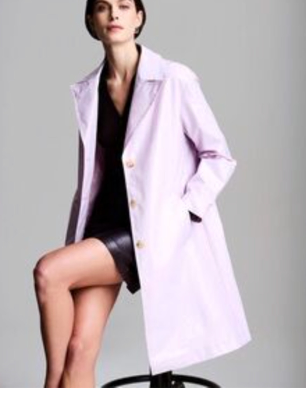 NWT Jane Post Raincoat Pink Light Slicker in Blush Pink Medium